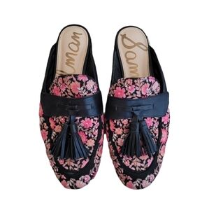 Sam Edelman - Paris 2  Floral Embroidered‎ Mules